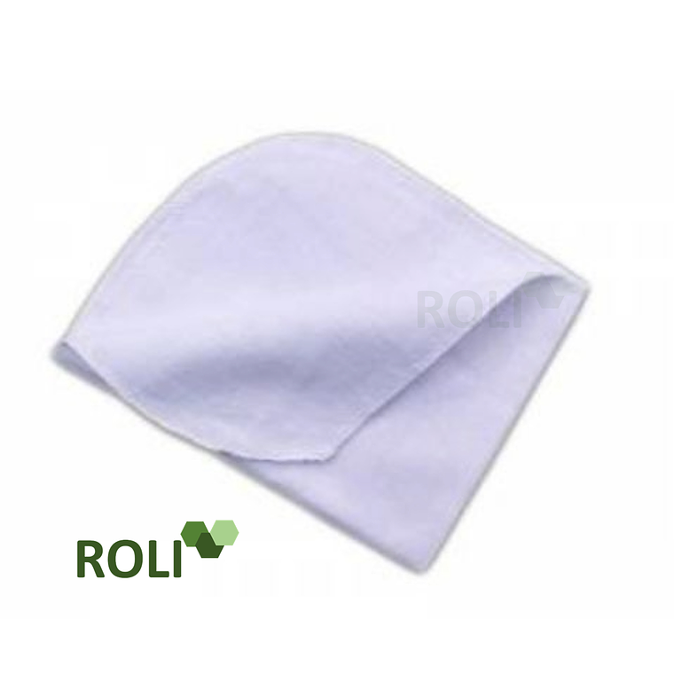 60 paños Moletón Blanco 40x40 cm 2