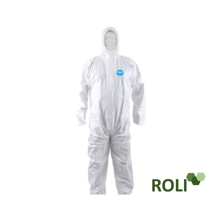 BUZO DESECHABLE CUBRE CIERRE STEELGEN PLUS + ISP BLANCO 1