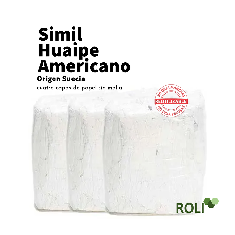 Simil Huaipe Americano 25x25 cm.  Bolsa 7.8 kg  $3.115 Kg. mas Iva Producto Sueco 3