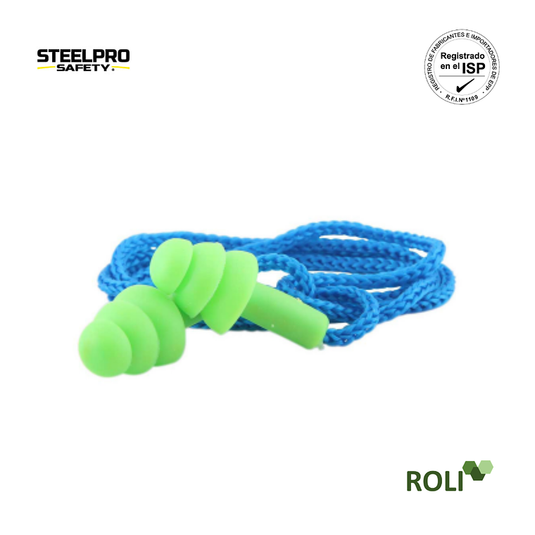 Protector de Oídos Tapón EP-T06 c/Bolsa Higiénica 100 pares 2