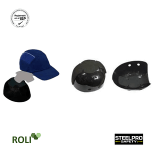 GORRA DE GOLPES CASCO STEELPRO AZUL