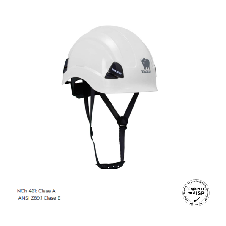 CASCO YAKO STEELPRO BLANCO 2