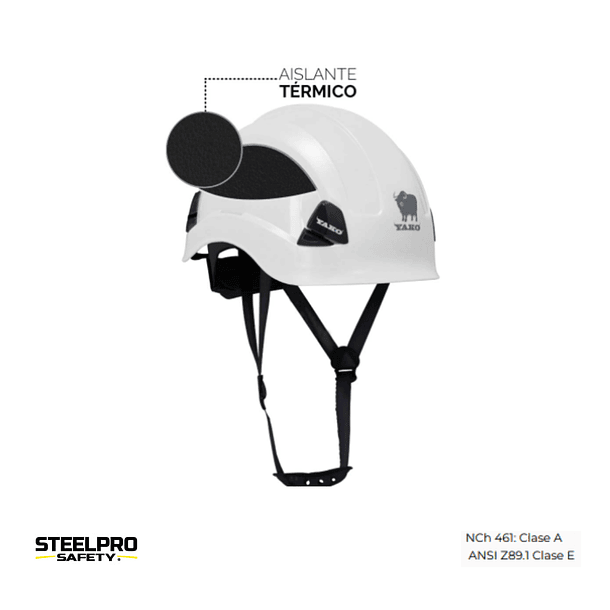 CASCO YAKO STEELPRO BLANCO 3