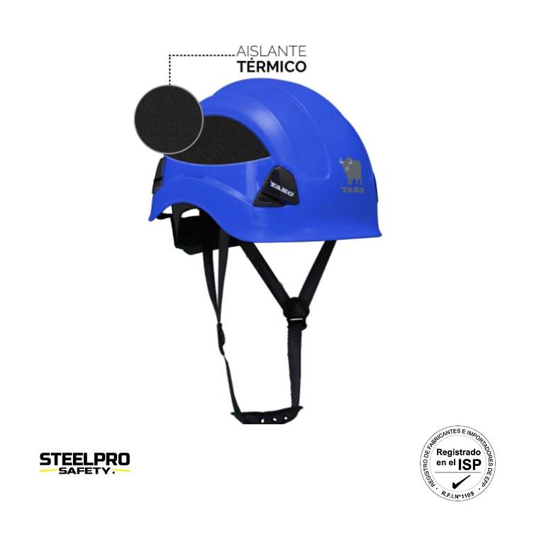 CASCO YAKO STEELPRO AZUL 1