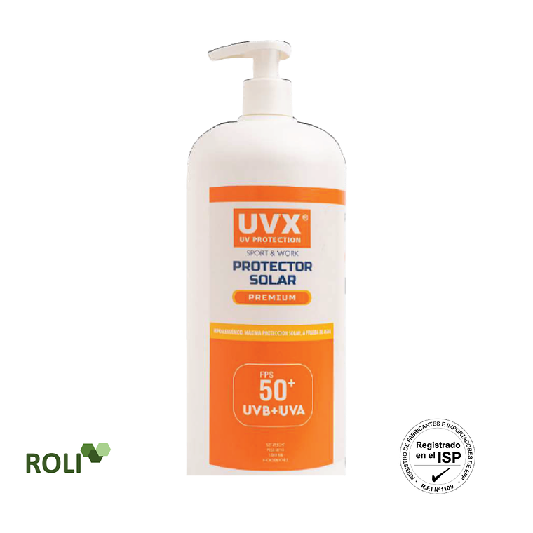 Crema Protección Solar UVX 1.000 ml Premium 1