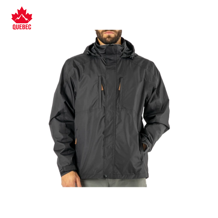 PARKA DESMONTABLE HOMBRE QUEBEC OTTAWA 3 EN 1 - NEGRA 1