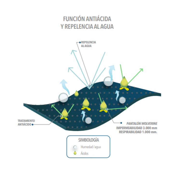 PANTALON TERMICO HW HOMBRE WOLVERINE ANTIACIDO PETROLEO 3