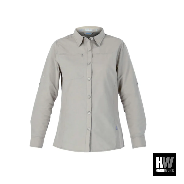 CAMISA DUCK DRY HW MUJER BEIGE 1