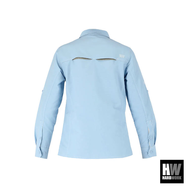 CAMISA DUCK DRY HW MUJER CELESTE 2