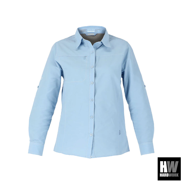 CAMISA DUCK DRY HW MUJER CELESTE 1