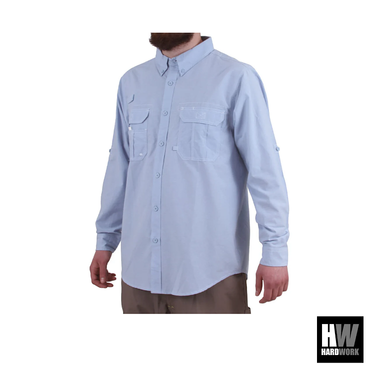 CAMISA DUCK DRY HW HOMBRE CELESTE 2