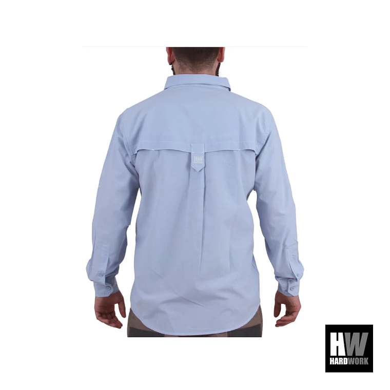 CAMISA DUCK DRY HW HOMBRE CELESTE 3