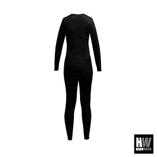 CONJUNTO INTERIOR POLIESTER HW COOLDRY MUJER NEGRO