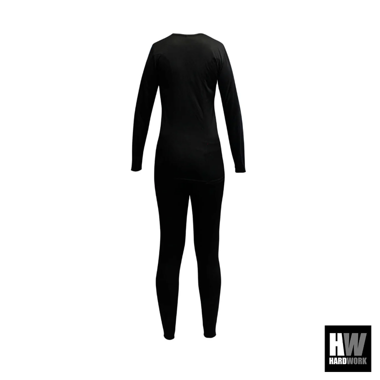 CONJUNTO INTERIOR POLIESTER HW COOLDRY MUJER NEGRO 2