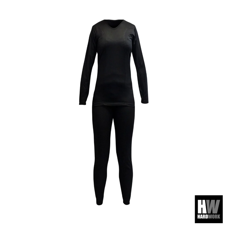 CONJUNTO INTERIOR POLIESTER HW COOLDRY MUJER NEGRO 1