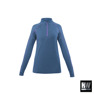 POLERA DRY FIT HW SPX MANGA LARGA MUJER DEEP BLUE