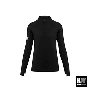 POLERA DRY FIT HW SPX MANGA LARGA MUJER NEGRO