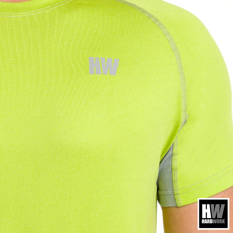 POLERA DRY FIT HW SPX MANGA CORTA HOMBRE LIME 4