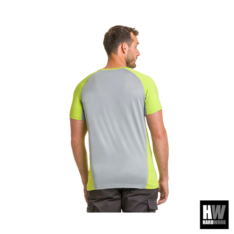 POLERA DRY FIT HW SPX MANGA CORTA HOMBRE LIME 5