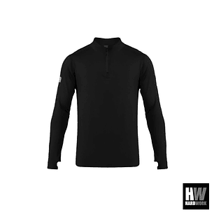 POLERA DRY FIT HW SPX MANGA LARGA HOMBRE BLACK