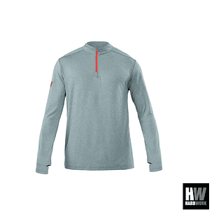 POLERA DRY FIT HW SPX MANGA LARGA HOMBRE VERDE OSCURO