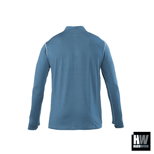 POLERA DRY FIT HW SPX MANGA LARGA HOMBRE DEEP BLUE