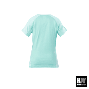 POLERA DRY FIT HW SPX MANGA CORTA MUJER AQUA