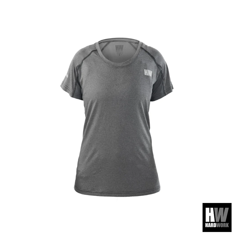 POLERA DRY FIT HW SPX MANGA CORTA MUJER CARBON GREY 1