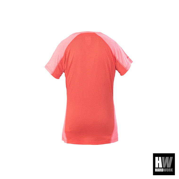 POLERA DRY FIT HW SPX MANGA CORTA MUJER CORAL 2