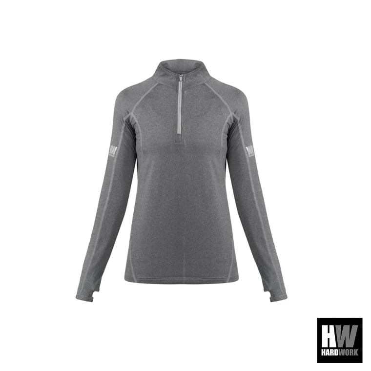 POLERA DRY FIT HW SPX MANGA LARGA MUJER CARBON GREY 1
