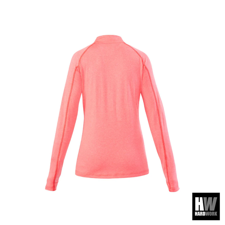 POLERA DRY FIT HW SPX MANGA LARGA MUJER CORAL 2