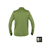 POLERA MANGA LARGA QUEBEC HALF-ZIP HOMBRE VERDE OLIVA - Miniatura 2