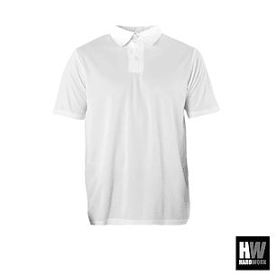 POLERA COOLDRY QUEBEC MANGA CORTA HOMBRE BLANCO