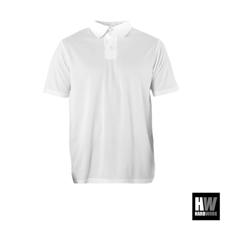 POLERA COOLDRY QUEBEC MANGA CORTA HOMBRE BLANCO 2
