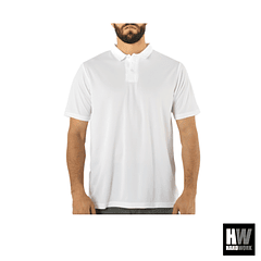 POLERA COOLDRY QUEBEC MANGA CORTA HOMBRE BLANCO