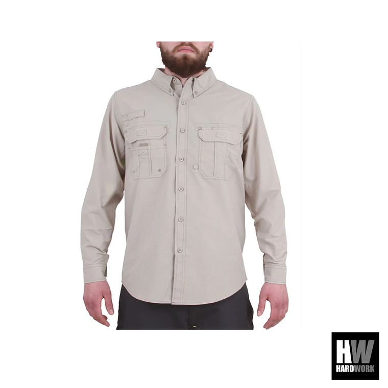 CAMISA DUCK DRY HW BEIGE 1