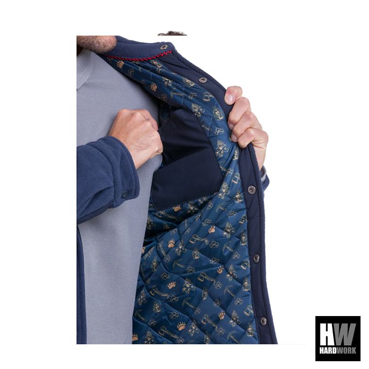 CHAQUETA POLAR QUEBEC GRIZZLY AZUL 3