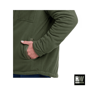 CHAQUETA POLAR QUEBEC GRIZZLY VERDE OLIVA