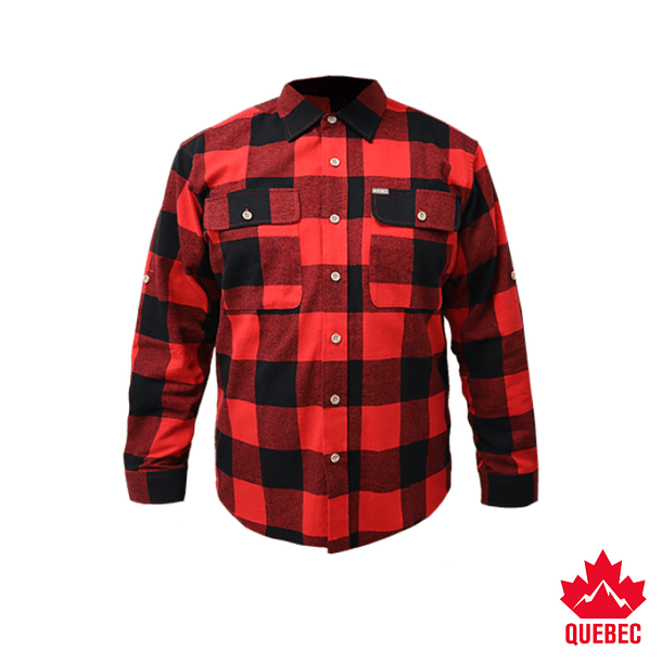 CAMISA QUEBEC ROBLE ROJA 1