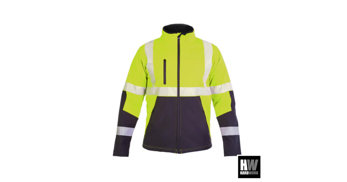 CHAQUETA SOFTSHELL HW OKLAN AMARILLO FLUOR