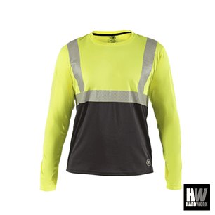 POLERA REFLECTIVA HW AMARILLO FLUOR MANGA LARGA