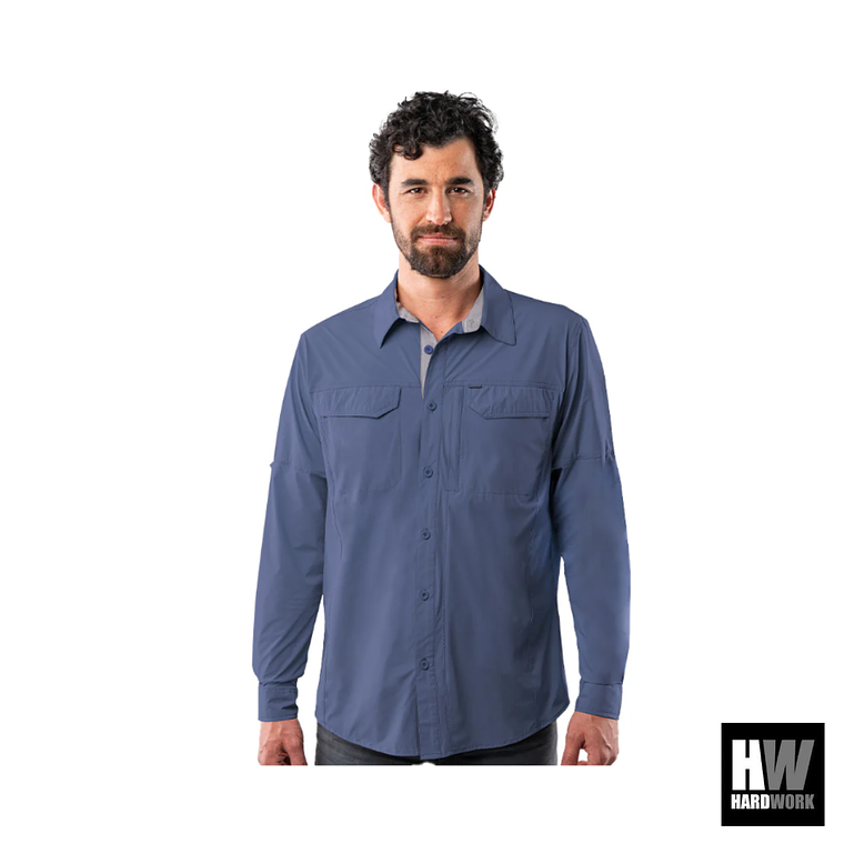 CAMISA HW ANTAKARI SPANDEX HOMBRE AZUL 1