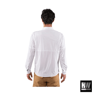 CAMISA HW ANTAKARI HOMBRE SPANDEX BLANCA