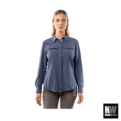 CAMISA HW ANTAKARI SPANDEX MUJER AZUL