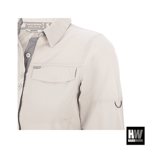CAMISA HW ANTAKARI SPANDEX MUJER BEIGE