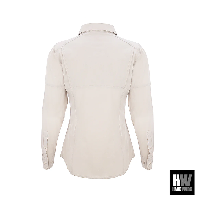 CAMISA HW ANTAKARI SPANDEX MUJER BEIGE 2