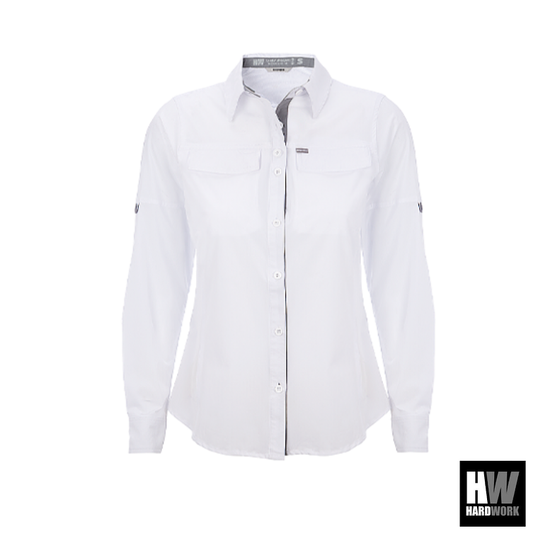 CAMISA HW ANTAKARI SPANDEX MUJER BLANCA 1