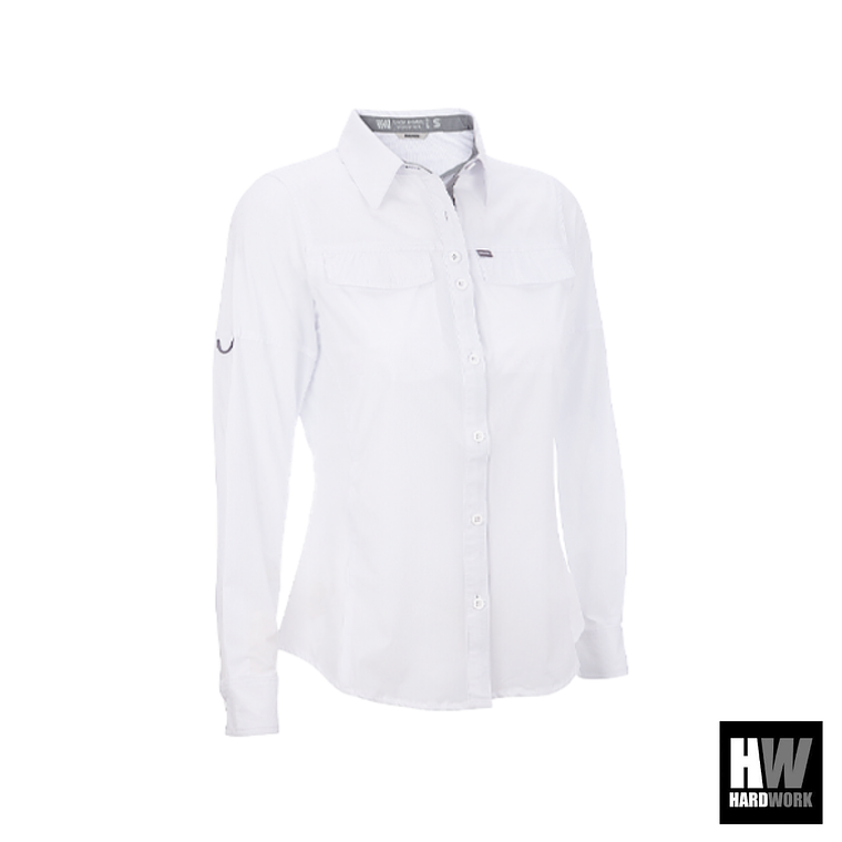CAMISA HW ANTAKARI SPANDEX MUJER BLANCA 3