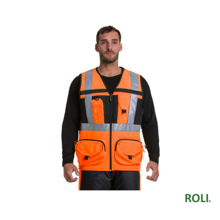 CHALECO GEOLOGO ALASKA XPERT HOMBRE NARANJA 1