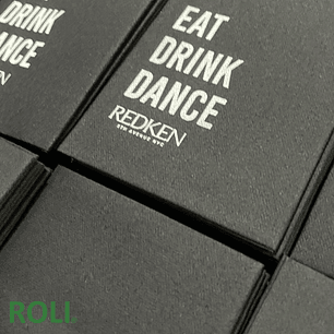 Servilletas Airlaid  Negras Impresas Un Color 40x40 cm